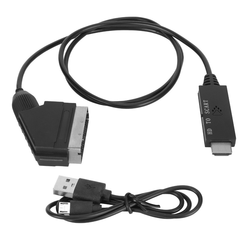 Scart To Hdmi - Cabo de Interface Multimídia HD PAL