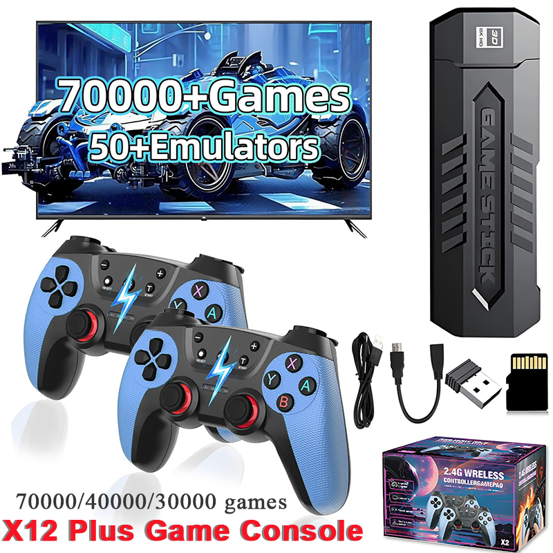 Retro Gaming N64 - Controle Retro X2 com 128GB e