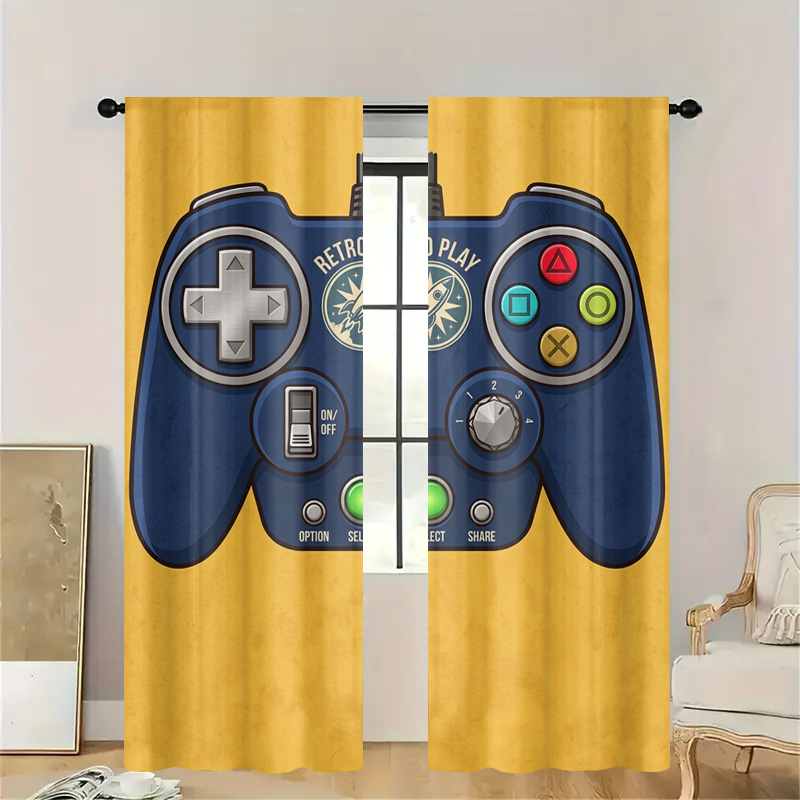 Cortina Decorativa para Sala d - Retro Gaming Youtube avaliação e preço