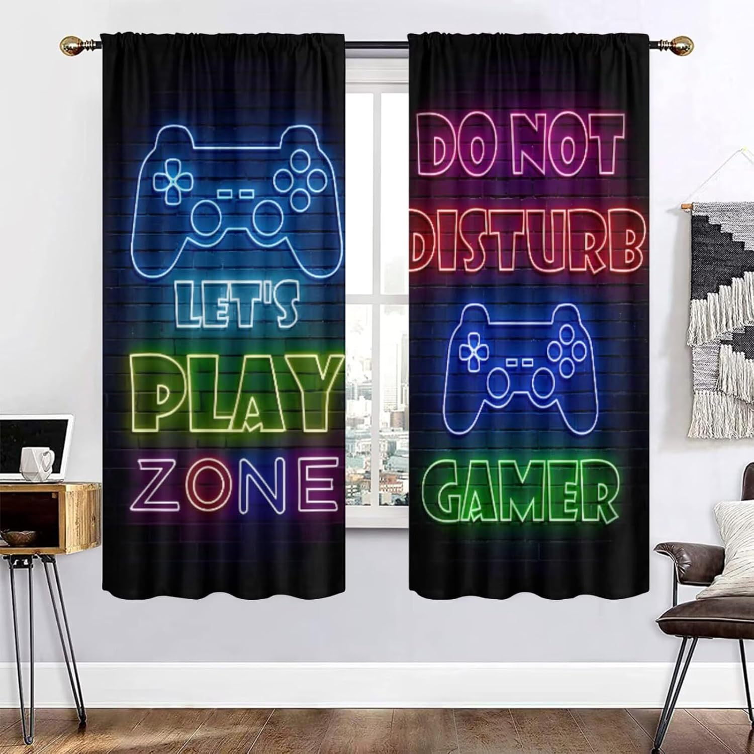 Cortina Gamer Blackout para Qu - Retro Gaming Youtube avaliação e preço