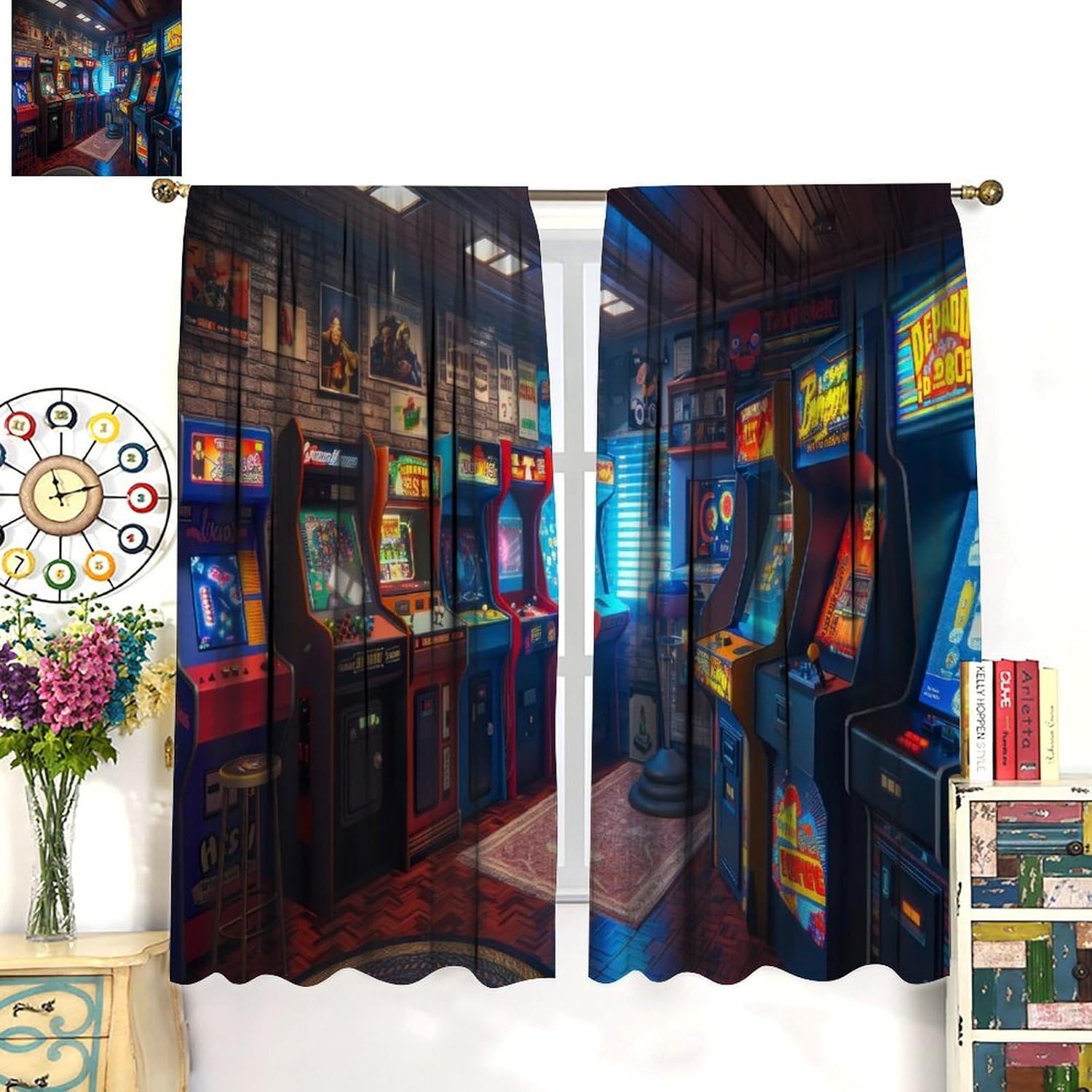 Cortinas Arcade Blackout dos a - Retro Gaming Youtube avaliação e preço