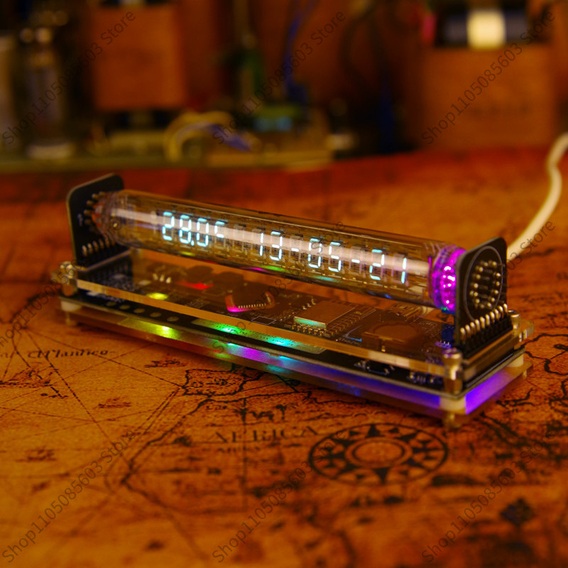 Relógio de Tubo VFD com Tubo F - Retro Gaming Youtube avaliação e preço