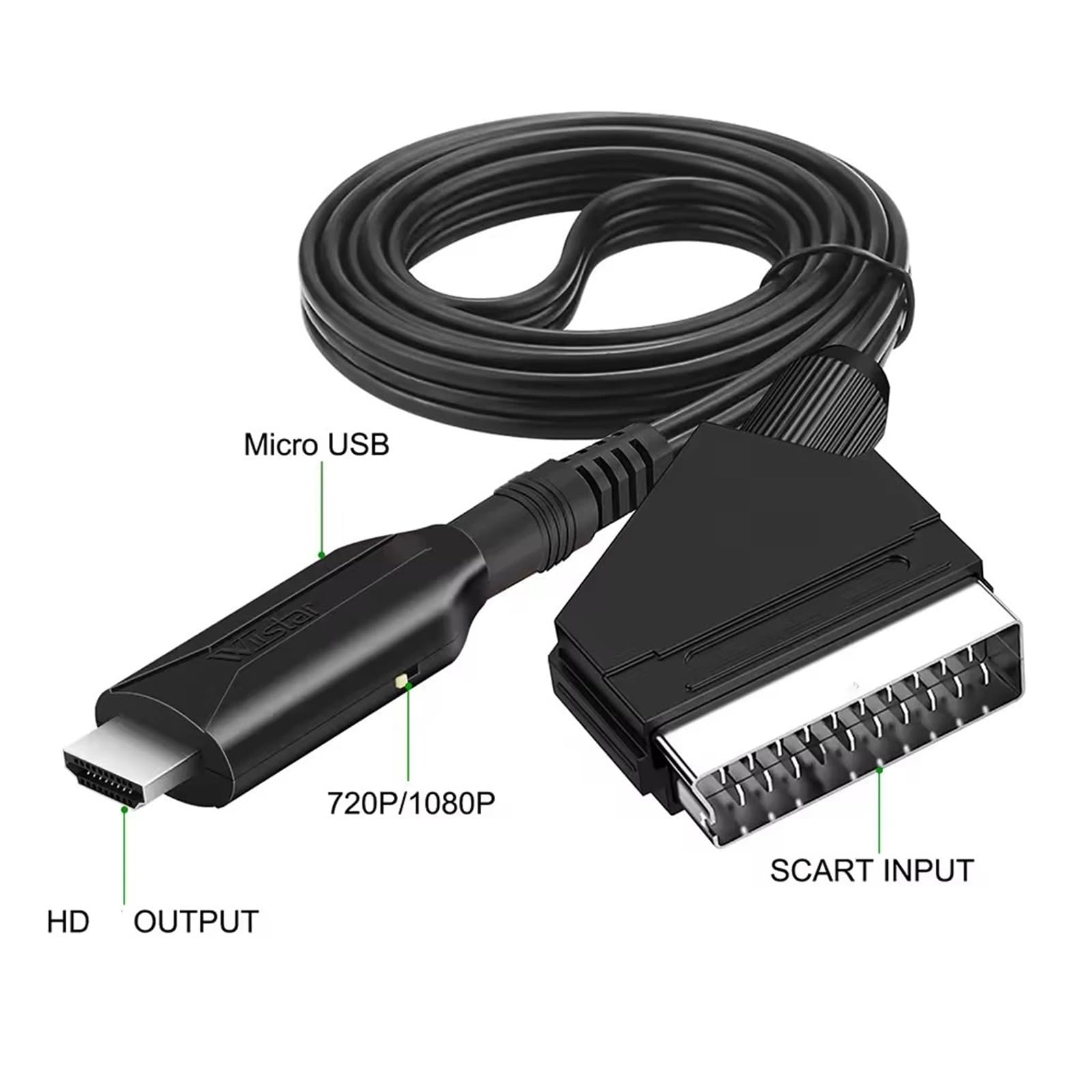 Cabo Conversor SCART para HDMI - Scart To Hdmi avaliação e preço