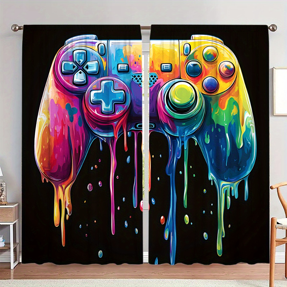 Cortina de Painel com Tema de  - Retro Gaming Youtube avaliação e preço