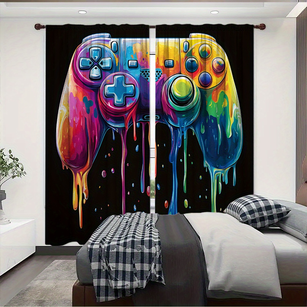 Cortina de Painel com Tema de  - Retro Gaming Youtube avaliação e preço