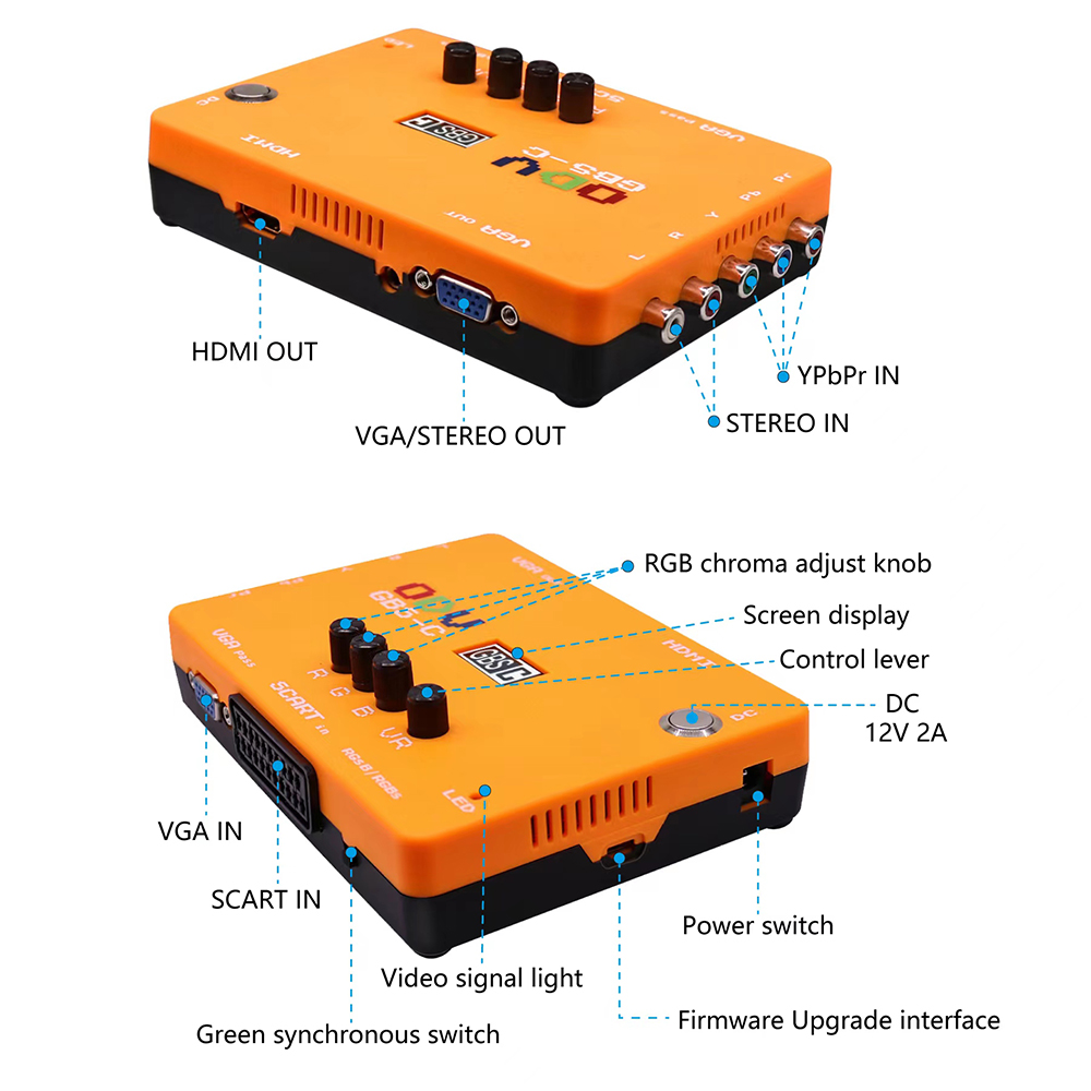 ODV-GBS-C Componente, VGA, Sca - Scart To Hdmi avaliação e preço