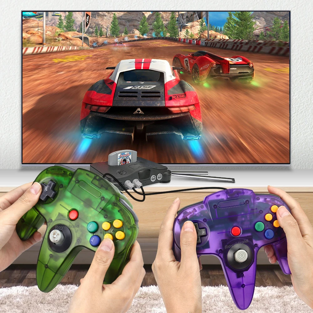 8 cores com fio gamepad para n - Retro Gaming N64 avaliação e preço