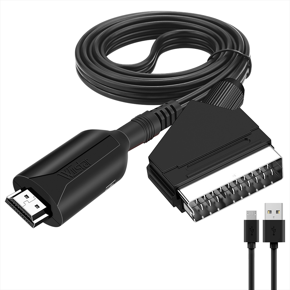 1080p hdmi-compatível com scar - Scart To Hdmi avaliação e preço