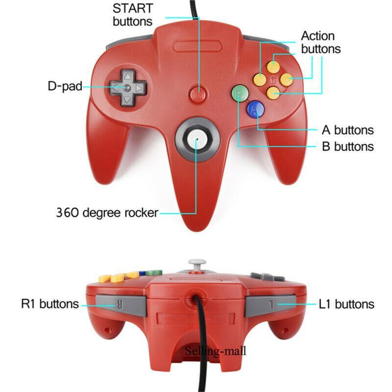 N64 controlador clássico usb c - Retro Gaming N64 avaliação e preço