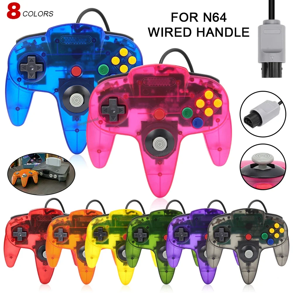 Novo gamepad com fio para cont - Retro Gaming N64 avaliação e preço